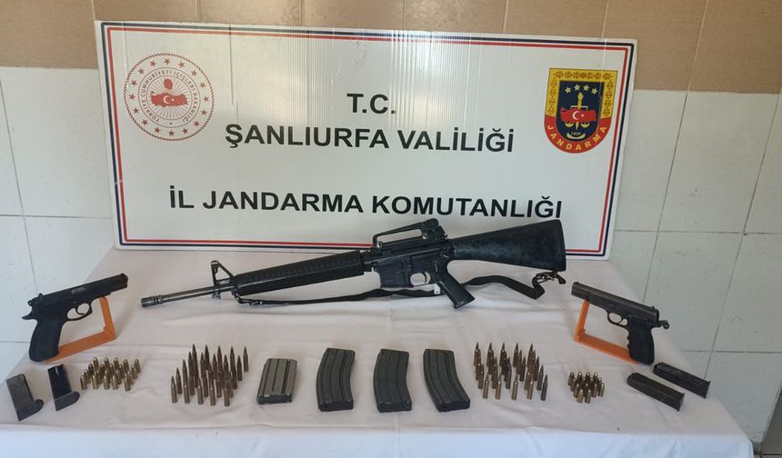 Siverek’te Ruhsatsız Silah Operasyonu