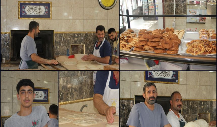 Fırıncılar 250 Derecelik Fırının Başında Sıcakta Ter Döküyor