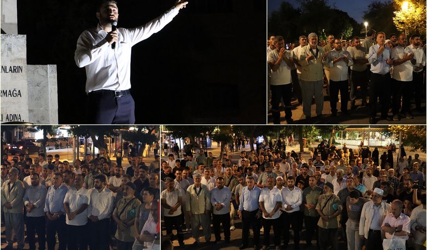 “Gazze Ölüyor, Seccadeni Al Gel” Çağrısıyla Destek Etkinliği Düzenlendi