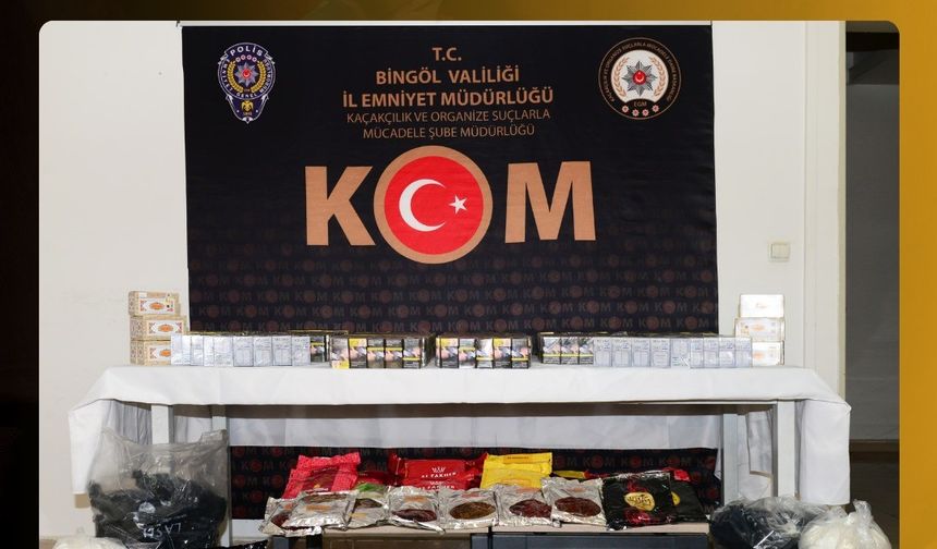 Kaçak Tütün Operasyonu: Binlerce Paket ve Yüz Binlerce Malzeme Ele Geçirildi
