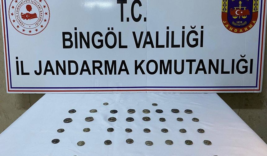 Bingöl’de Tarihi Operasyon: 42 Sikke Ele Geçirildi