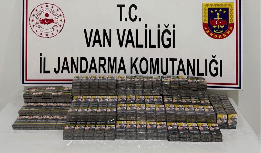Van’da Kaçak Sigara Operasyonu: 8 Gözaltı, 1.778 Paket Ele Geçirildi