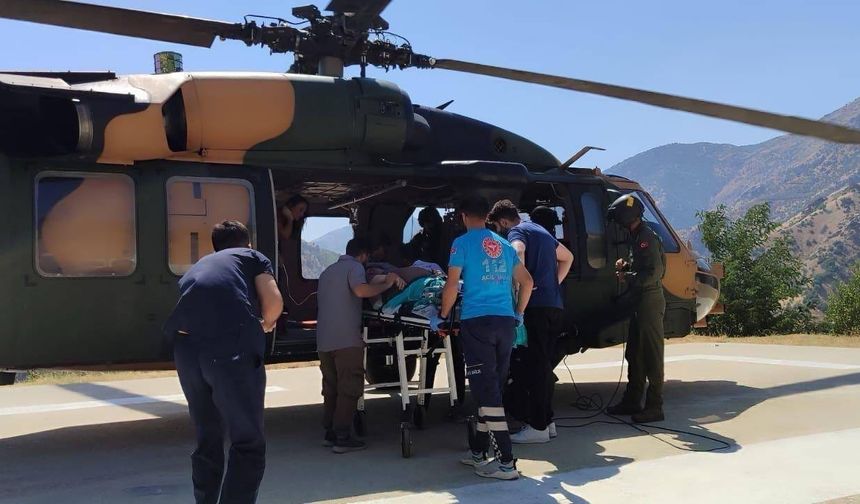 Hamile Kadın Askeri Helikopterle Van’a Sevk Edildi
