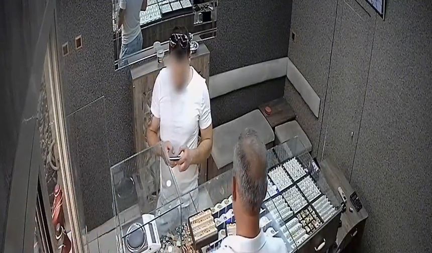 Kuyumcudan Altın Küpe Çalan Şüpheli Tutuklandı