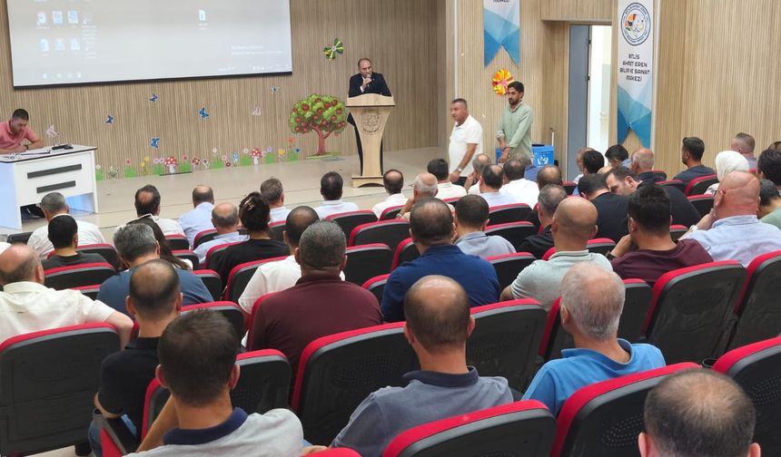 Bitlis’te 2025-2026 Eğitim Yılı Hazırlık Toplantısı Yapıldı