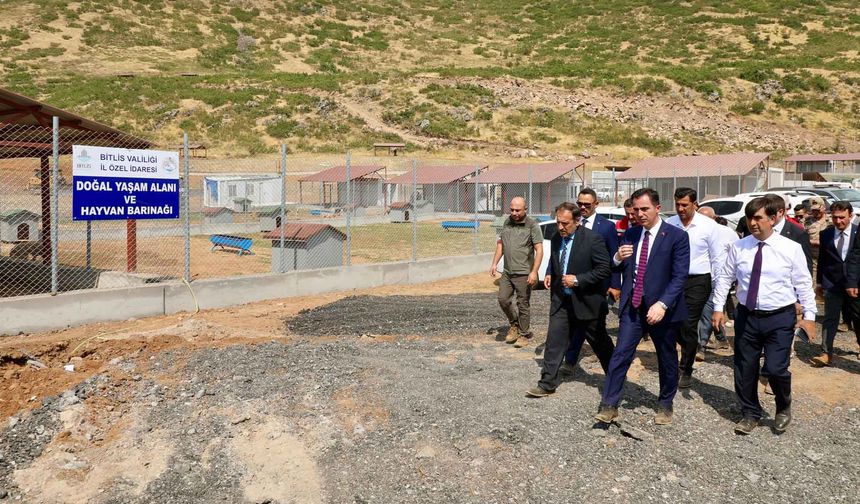 Bitlis’te Doğal Yaşam Alanı ve Hayvan Barınağına İnceleme Ziyareti