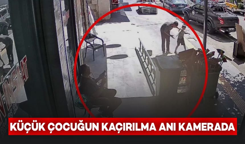 9 Yaşındaki Çocuğun Kaçırılma Anı Kamerada