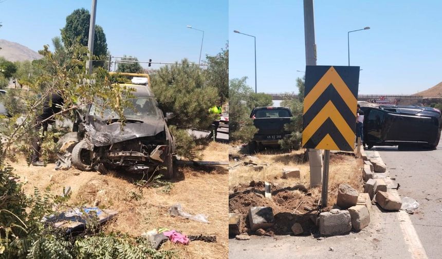 Muş'ta trafik kazası: 5 kişi yaralandı