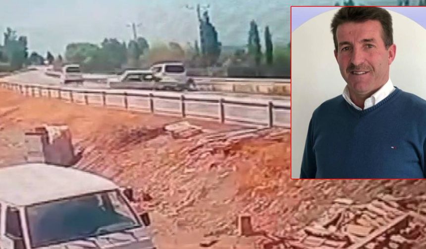Bir kişinin öldüğü kaza görüntüleri ortaya çıktı