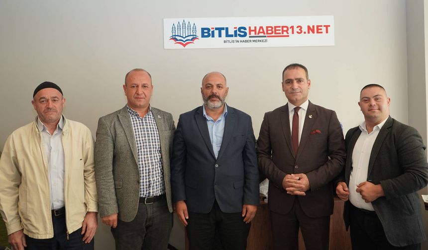 Yeniden Refah Partisi Bitlis İl Başkanı Tekin’den Bitlis Haber’e Ziyaret