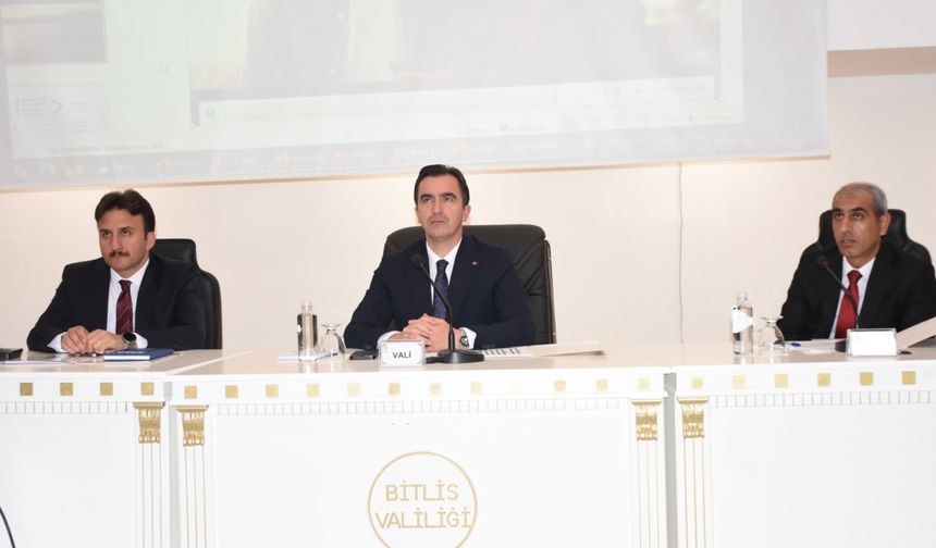 Bitlis’te Yılın Son Koordinasyon Toplantısı Yapıldı