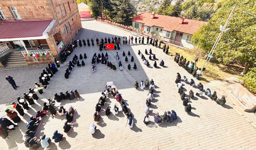 Bitlis Milli Eğitim Okullarında Filistin İçin Farkındalık Etkinliği
