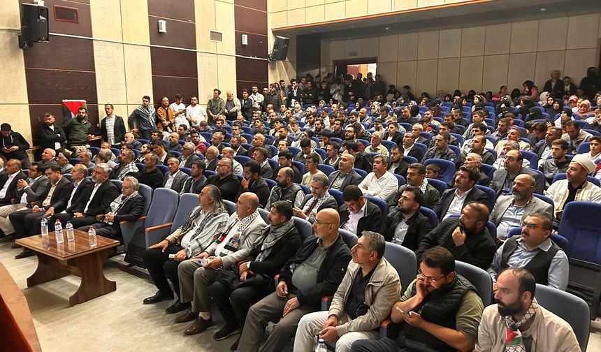 Bitlis'te Aksa Tufanı Yıl Dönümü Programı Düzenlendi