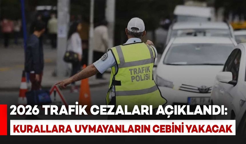 2026 Trafik Cezaları Açıklandı: Kurallara Uymayanların Cebini Yakacak!
