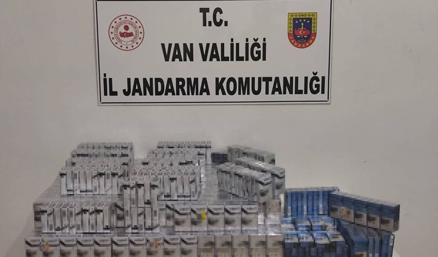 Van’da jandarmadan kaçak sigara operasyonu: 2 bin paket ele geçirildi
