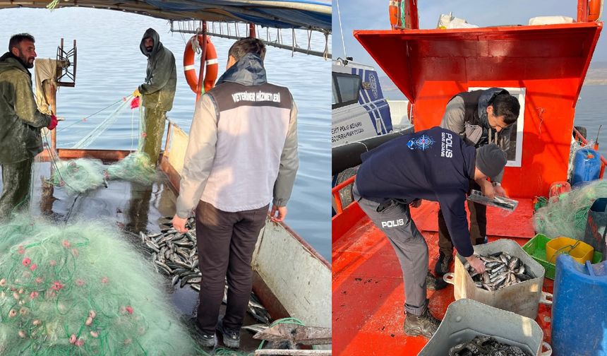 Tatvan'da balıkçılık denetimi yapıldı