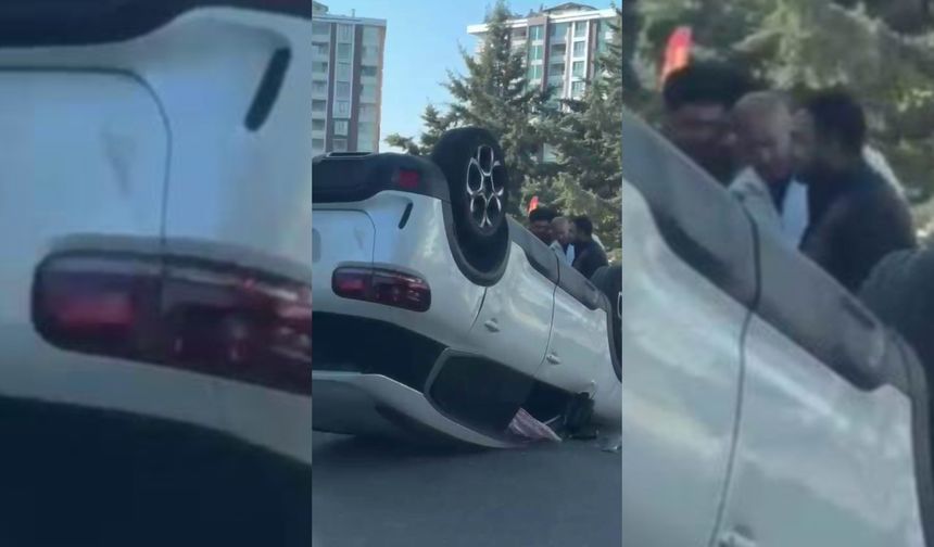 Diyarbakır’da Otomobil Takla Attı: 1 Yaralı