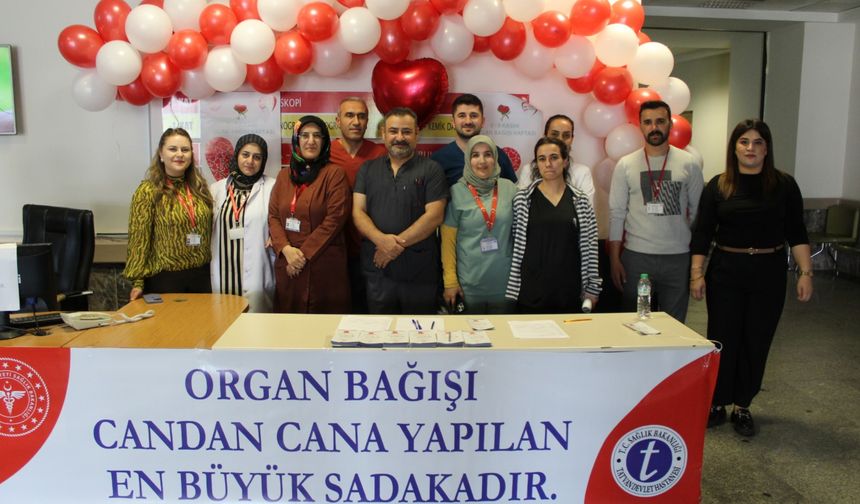 Tatvan Devlet Hastanesi’nde Organ Bağışı Haftası Etkinliği Düzenlendi
