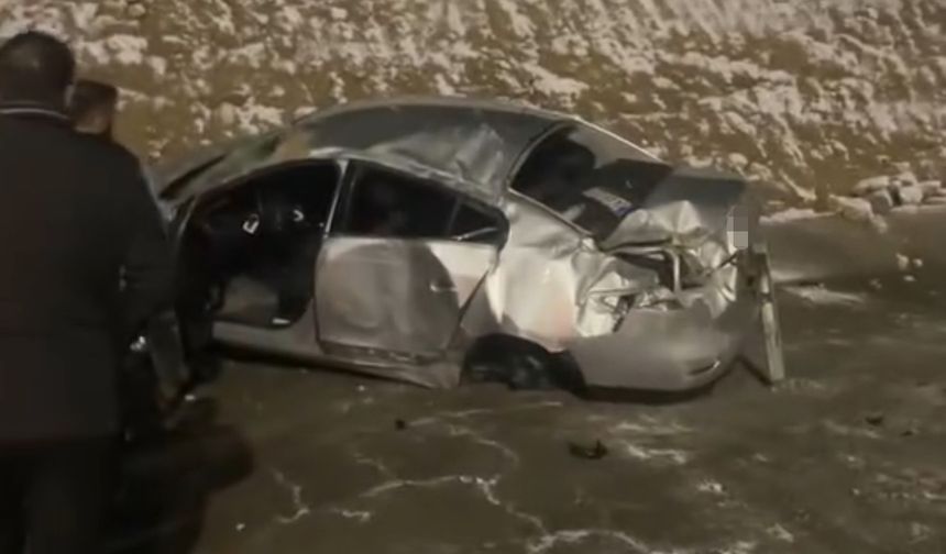 Van’da Takla Atan Otomobil: 2 Yaralı