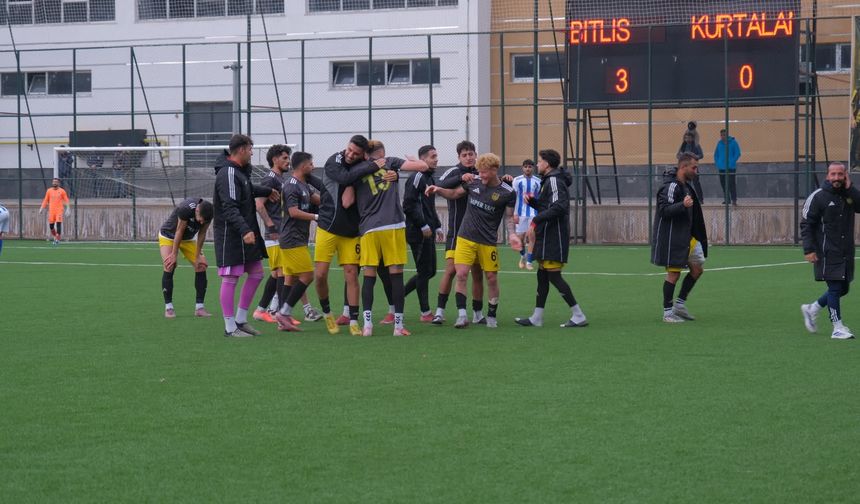 Bitlis Spor, Kurtalanspor’u 3-0 Mağlup Ederek Liderliğini Sürdürdü