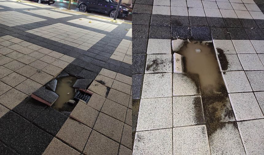 Bingöl Kent Meydanı’nda göçük tepkisi