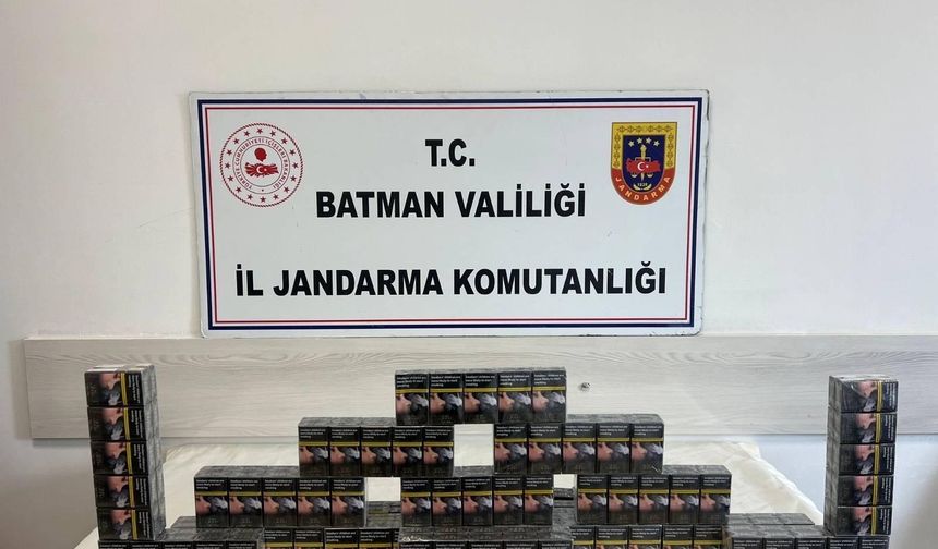 Batman'da Kaçakçılık Operasyonu