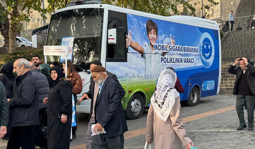 Diyarbakır’da Mobil Ekiplerle Sigarayla Mücadele Sahaya Taşındı