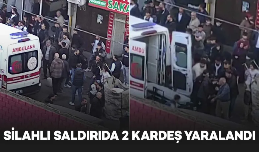 Silahlı Saldırıda 2 Kardeş Yaralandı