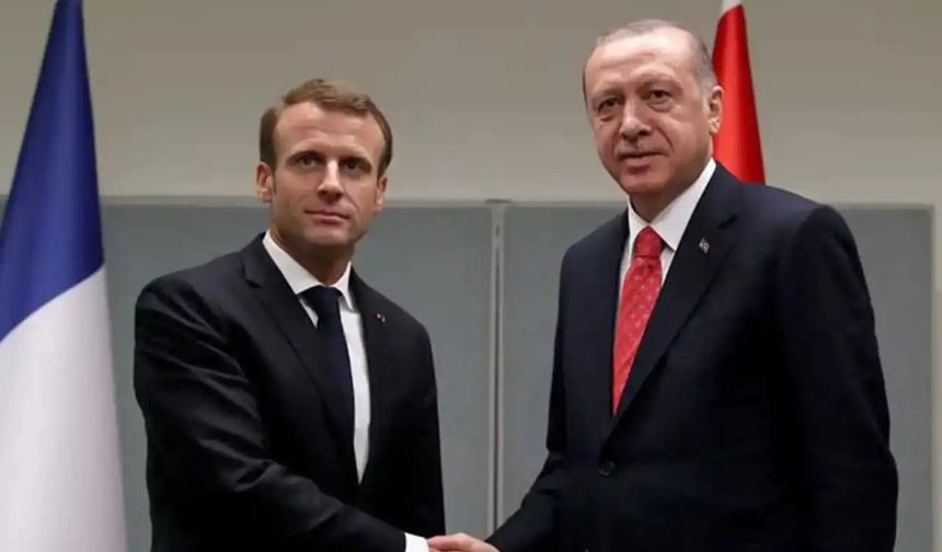 Cumhurbaşkanı Erdoğan, Macron Görüştü