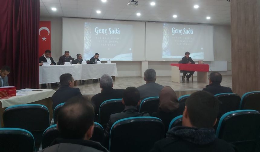 Bitlis’te ‘Genç Seda Kur’an-ı Kerim Güzel Okuma Yarışması’ geçekleştirildi