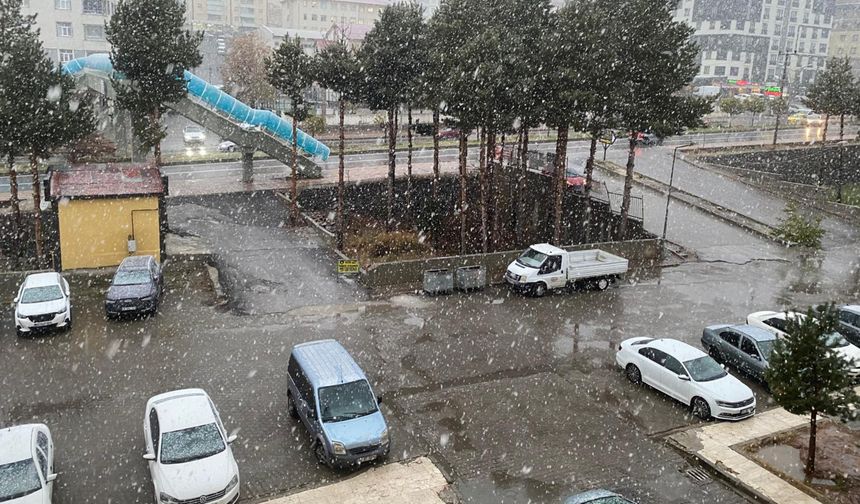 Bitlis’te Kar Yağışı Etkili Oluyor