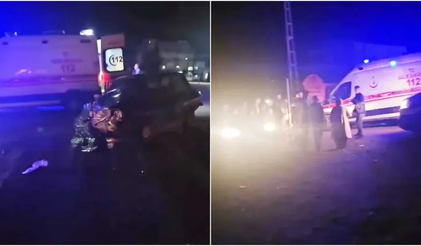 İki otomobil çarpıştı: 5 yaralı