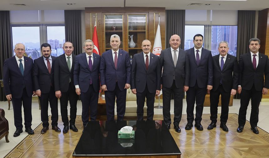 Van TSO Heyetinden Ticaret Bakanı Bolat’a Ziyaret