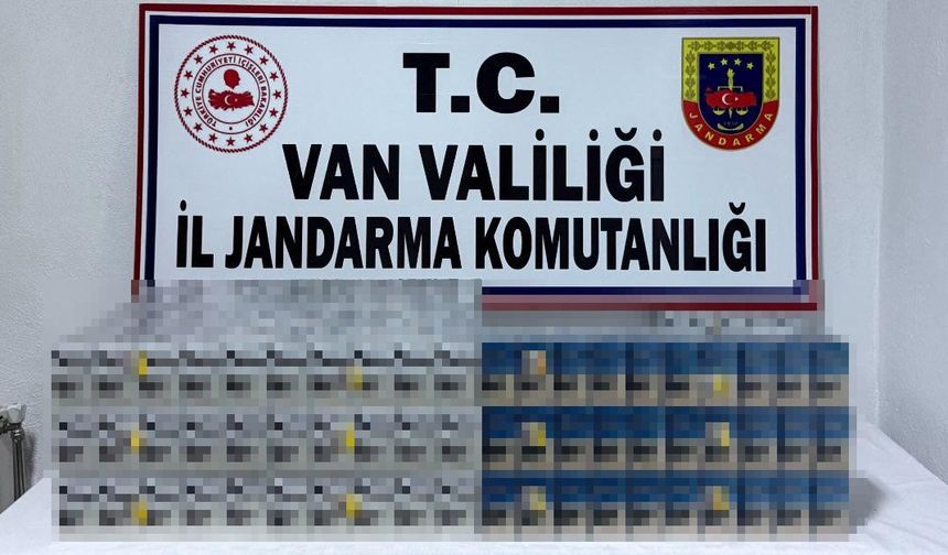 Van'da 1.500 Paket Kaçak Sigara Ele Geçirildi