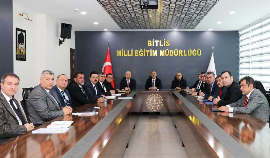 Bitlis’te Eğitim Gündemi Masaya Yatırıldı