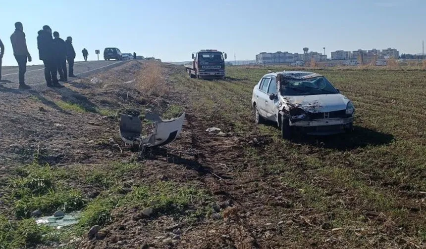 Diyarbakır’da Otomobil Takla Attı: 1 Kişi Yaralandı