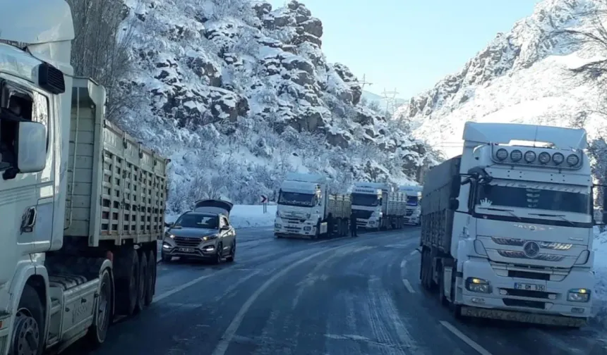 Baykan-Bitlis Devlet Yolu ağır vasıta araç trafiğine açıldı