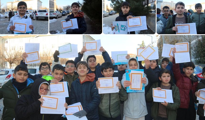 İmam Hatipli öğrenciler: Aldığımız takdir belgesinin asıl sahibi Gazzeli kardeşlerimizdir