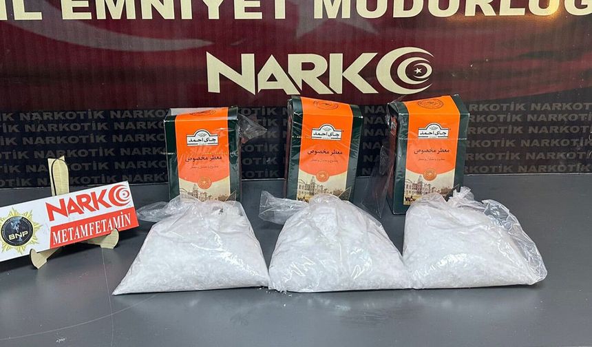 Batman otogarında 3 kilo metamfetamin ele geçirildi