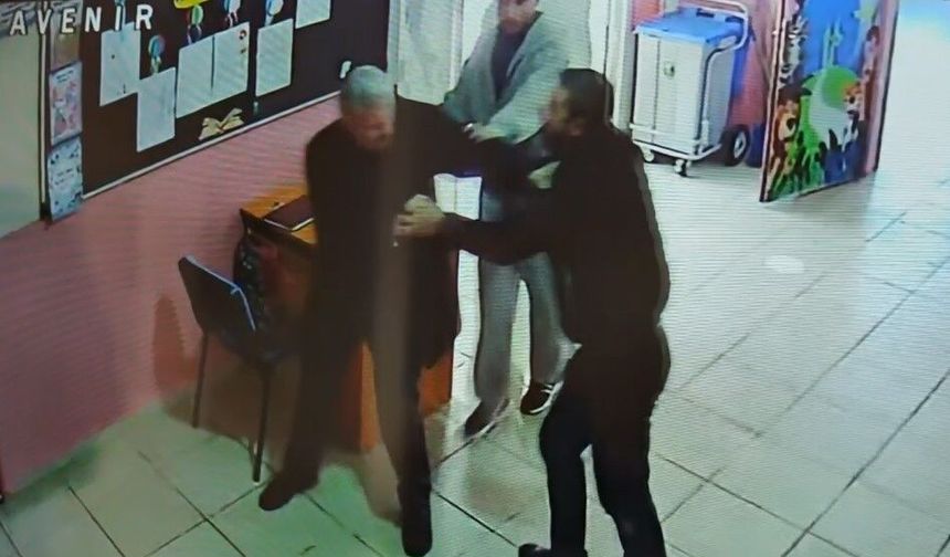 Bitlis'te okul müdürlerine saldırı görüntüleri ortaya çıktı
