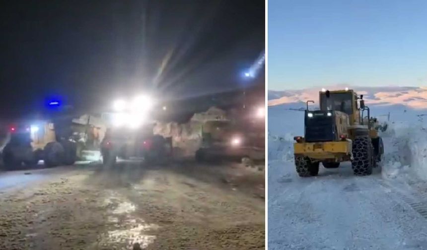 Bitlis’te Karla Mücadele Çalışmaları Aralıksız Sürüyor