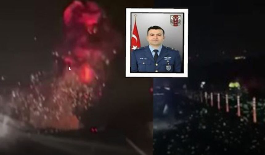 Balıkesir’de F-16 uçağı düştü: Pilot şehit oldu