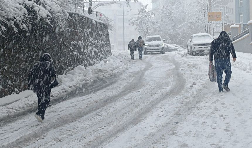 Bitlis’te kar yağışı hayatı felç etti