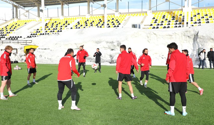 Bitlis Spor 1916, Serhat Ardan Spor karşılaşması öncesi hazırlık çalışmalarını sürdürüyor