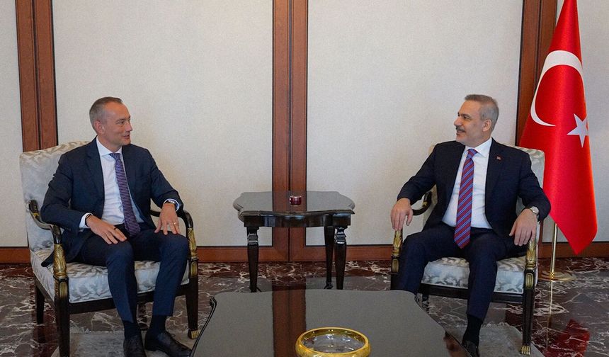 Dışişleri Bakanı Fidan, Mladenov'u Kabul Etti