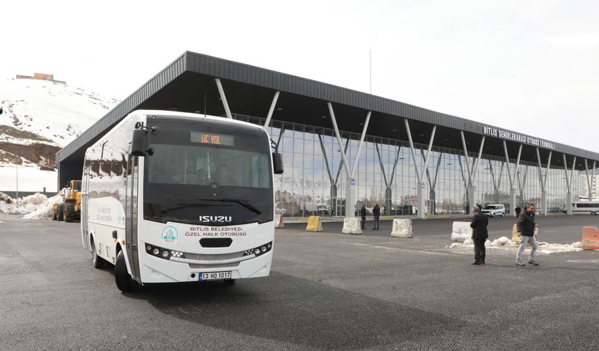 Bitlis'te Şehir İçi Ulaşımda Önemli Adım: Halk Otobüsleri Otogara Kadar Girecek