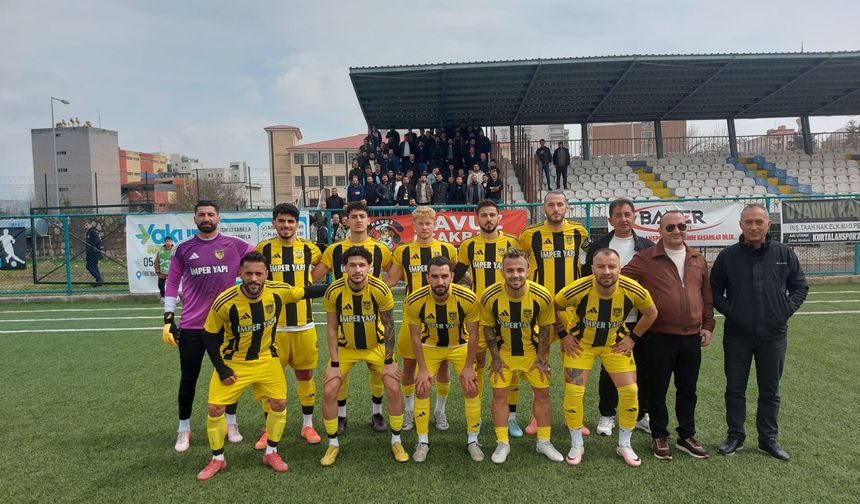 Bitlis Spor 1916 Kurtalan deplasmanında ilk yarıyı önde tamamladı