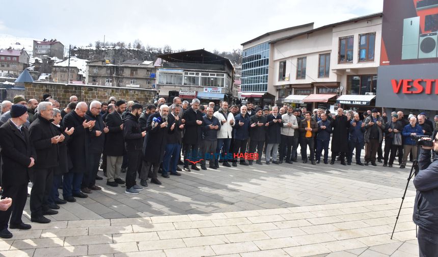 Bitlis'te İran'a yönelik yapılan vahşi saldırılar protesto edildi