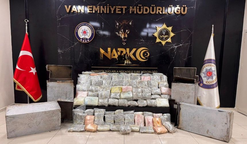 Van’da Tırda 68,5 Kilo Uyuşturucu Ele Geçirildi