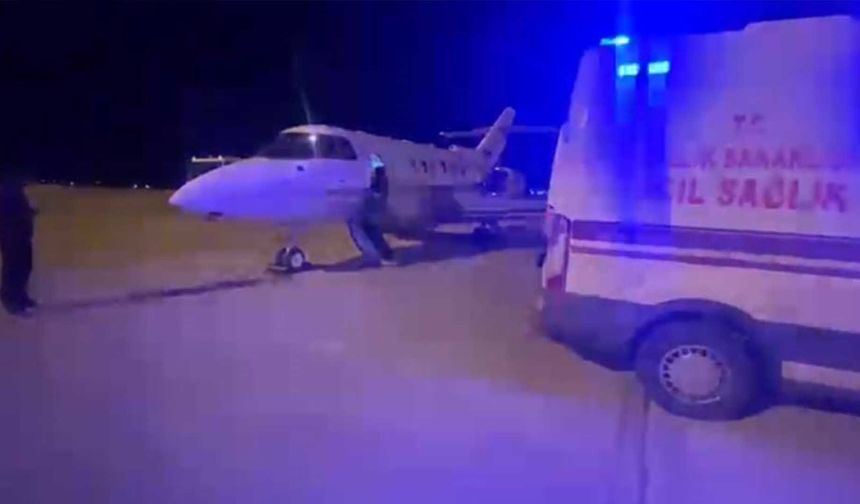 Bitlis'te Kalp Hastası Bebek Uçak Ambulansla Konya’ya Sevk Edildi